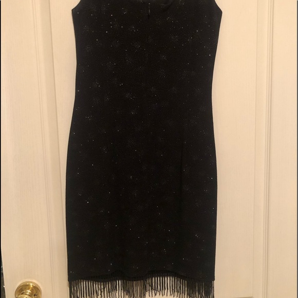 Black Cocktail Dress - Picture 3 of 7